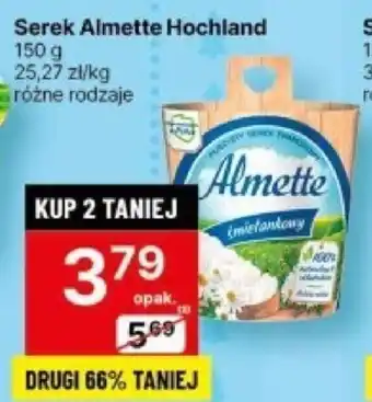 Delikatesy Centrum Serek Almette Hochland 150 g oferta