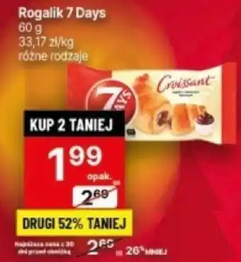Delikatesy Centrum Rogalik 7 Days 60g oferta