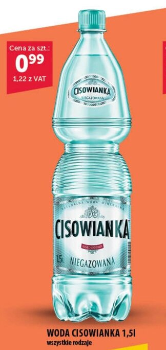 Eurocash Woda Cisowianka 1,5l oferta