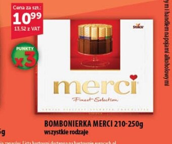 Eurocash Bombonierka Merci 210-250g oferta