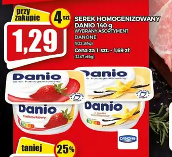 Topaz Serek homogenizowany Danio 140g oferta