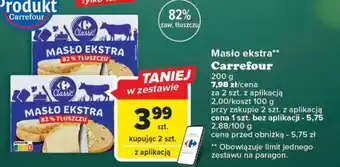 Carrefour Market Masło ekstra 200 g oferta