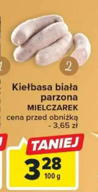 Carrefour Market Kiełbasa biała parzona 100 g oferta