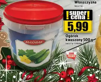 Topaz Ogórki kiszone na dobre oferta