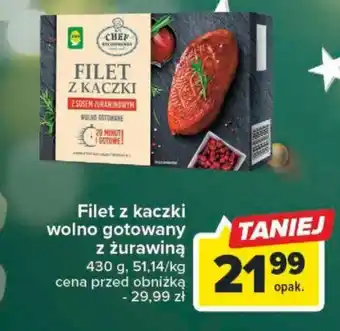 Carrefour Market Filet z kaczki wolno gotowany z żurawiną 430 g oferta