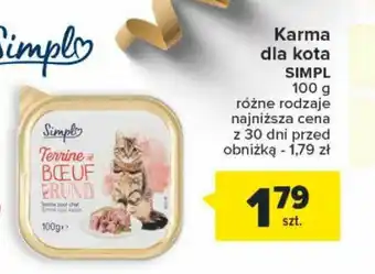 Carrefour Market Karma dla kota 100 g oferta