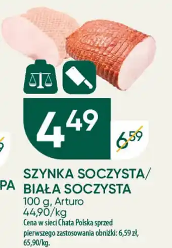 Chata Polska SZYNKA SOCZYSTA/ BIAŁA SOCZYSTA 100 g oferta