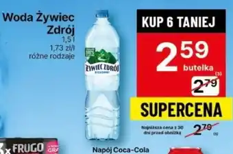Delikatesy Centrum Woda Żywiec Zdrój 1,5l oferta