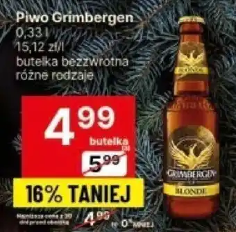 Delikatesy Centrum Piwo Grimbergen 0,33l oferta