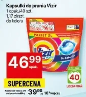Delikatesy Centrum Kapsułki do prania Vizir 40szt. oferta