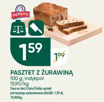 Chata Polska PASZTET Z ŻURAWINĄ 100 g oferta