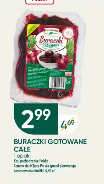 Chata Polska BURACZKI GOTOWANE CAŁE 1 opak. oferta