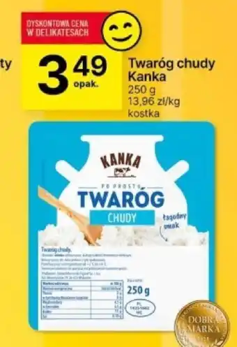 Delikatesy Centrum Twaróg chudy Kanka 250g oferta