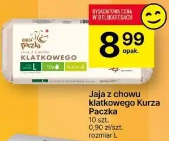 Delikatesy Centrum Jaja z chowu klatkowego Kurza Paczka 10szt. oferta
