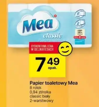 Delikatesy Centrum Papier toaletowy Mea 8 rolek oferta