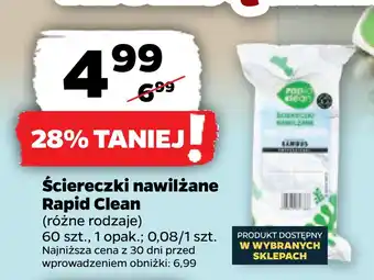 Netto Ściereczki nawilżane rapid clean oferta