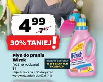 Netto Płyn do prania wirek oferta