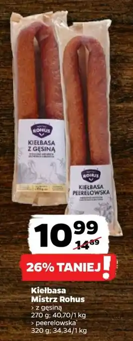 Netto Kiełbasa Mistrz Rohus 270-320 g oferta