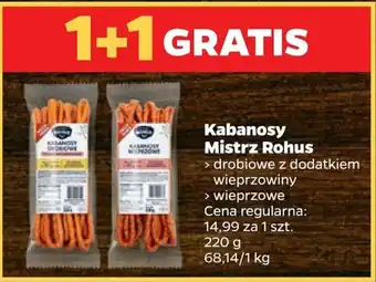 Netto Kabanosy Mistrz Rohus 220 g oferta