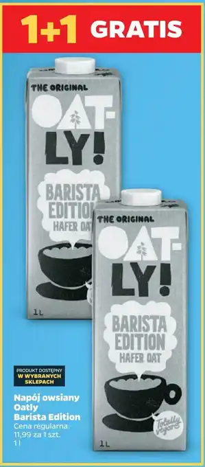 Netto Napój owsiany Oatly Barista Edition 1 l oferta