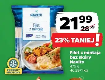 Netto Filet z mintaja bez skóry Navito 475 g oferta
