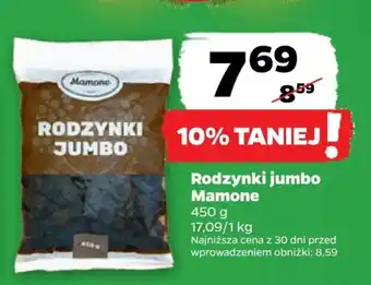 Netto Rodzynki jumbo Mamone 450 g oferta