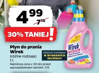 Netto Płyn do prania Wirek 1 l oferta