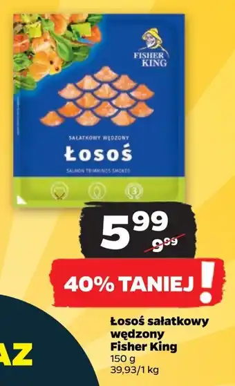 Netto Łosoś sałatkowy wędzony Fisher King 150 g oferta