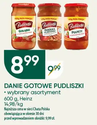 Chata Polska DANIE GOTOWE PUDLISZKI 600 g oferta