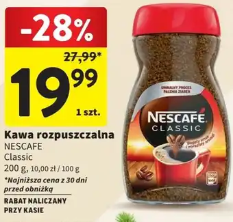 Intermarche Kawa rozpuszczalna NESCAFE 200g oferta