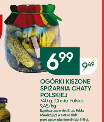 Chata Polska OGÓRKI KISZONE SPIŻARNIA CHATY POLSKIEJ 740 g oferta