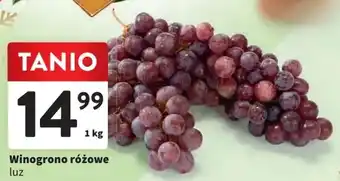Intermarche Winogrono różowe 1kg oferta