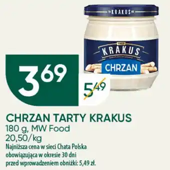Chata Polska CHRZAN TARTY KRAKUS 180 g oferta