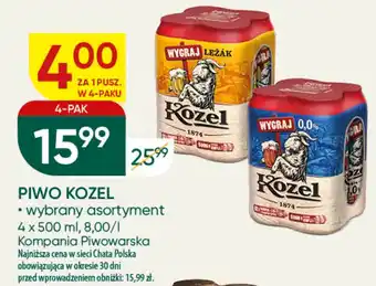 Chata Polska PIWO KOZEL 4 x 500 ml oferta