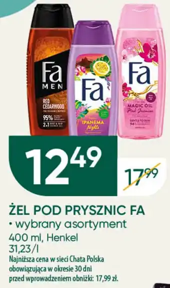 Chata Polska ŻEL POD PRYSZNIC FA 400 ml oferta