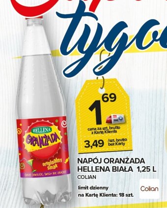 Topaz Napój oranżada Hellena biała 1,25l oferta