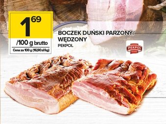 Topaz Boczek duński parzony, wędzony 100g oferta