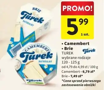 Intermarche Camembert/Brie Turek 120-125g oferta