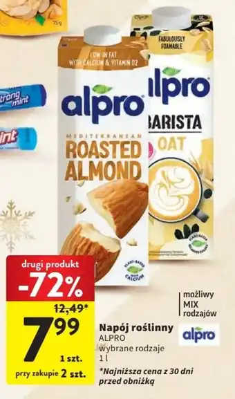 Intermarche Napój roślinny ALPRO 1l oferta