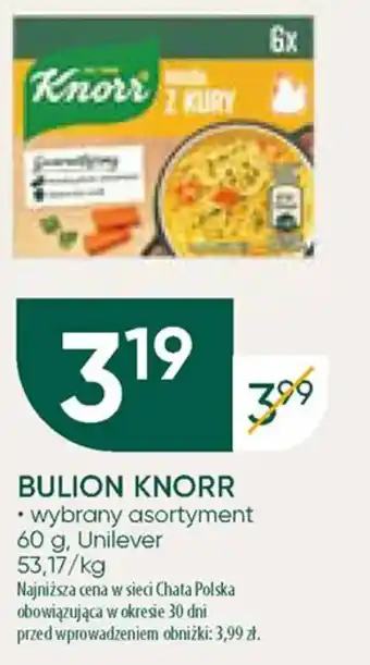Chata Polska BULION KNORR 60 g oferta