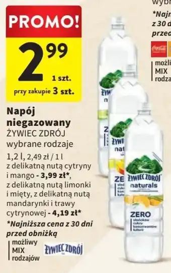Intermarche Napój niegazowany ŻYWIEC ZDRÓJ 1,2l oferta