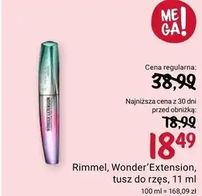 Rossmann Tusz do rzęs rimmel oferta