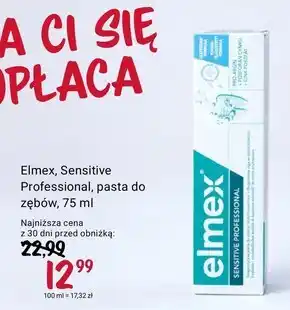Rossmann Pasta do zębów elmex oferta