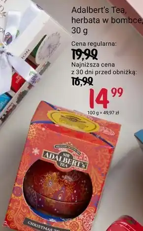 Rossmann Herbata adalbert's tea oferta
