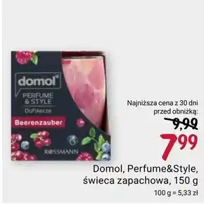 Rossmann Świeca zapachowa domol oferta