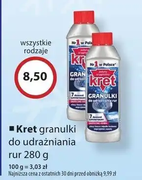 Drogeria alicja Kret granulki do udrożniania rur 280 g oferta