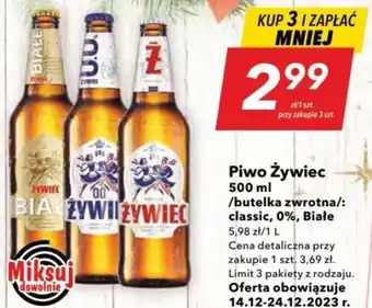 Lewiatan Piwo Żywiec 500 ml oferta