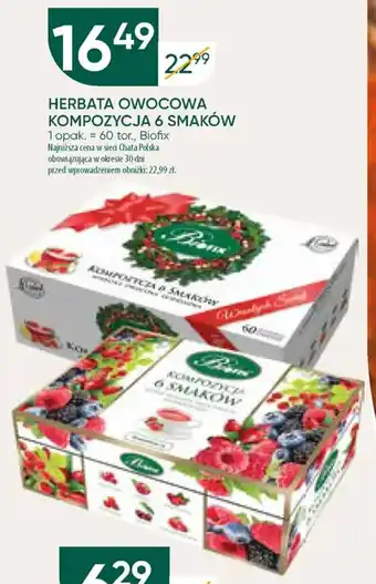 Chata Polska HERBATA OWOCOWA KOMPOZYCJA 6 SMAKÓW oferta