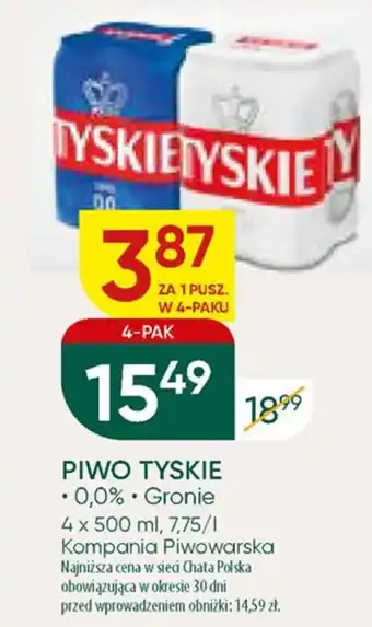 Chata Polska PIWO TYSKIE 4 x 500 ml oferta