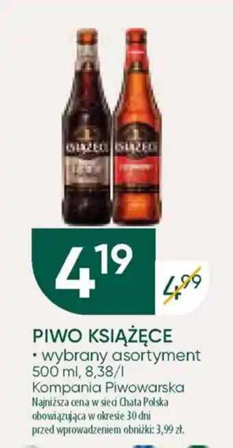 Chata Polska PIWO KSIĄŻĘCE 500 ml oferta